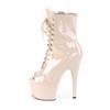 Pleaser - ADORE1021 Bottes de plateforme, Pole dance chaussures - Chaussures de pole dance - Beige Product image